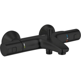 Grohe Mezclador Termostático para Baño/Ducha 1/2 345982430 Negro Mate Montaje en Pared Visto Ahorro de Agua Precio: 256.49999991. SKU: B1BVW86TY4