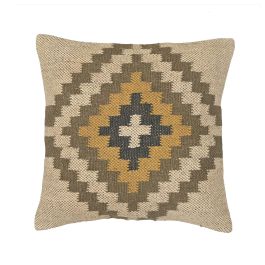 DKD Home Decor Cojin Boho Kilim 45 x 45 cm (2 Unidades) Lana, Yute, Poliester Precio: 30.59000032. SKU: B1569H6JG3
