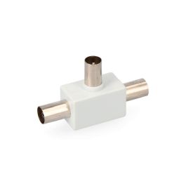 Edm Derivador TV 1 Clavija + 2 Bases, Blanco, Metal/PVC, 9.5 mm Precio: 1.79000019. SKU: S7916814