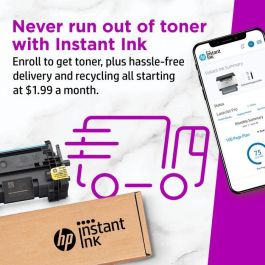 HP Impresora Láser Monocromo LaserJet M209Dw con Wi-Fi y Dúplex Automático, 30 ppm, Compacta para Hogar y Pequeña Oficina