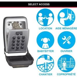 Masterlock 5423eurd Caja de Teclas Mural con Botones para Compartir Llaves de Forma Segura Masterlock 5423eurd Caja de Teclas Mural con Botones para Compartir Llaves de Forma Segura