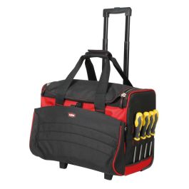 RATIO Bolsa Carro Portaherramientas Profesional con Mango Telescópico, 46x35x38 cm