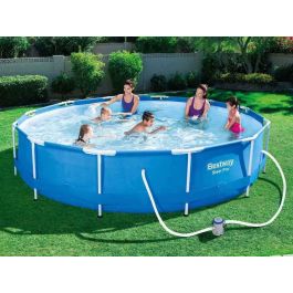 Bestway 56681 Piscina Desmontable Tubular Steel Pro 366x76 cm, TriTech, 6473 Litros Bestway 56681 Piscina Desmontable Tubular Steel Pro 366x76 cm, TriTech, 6473 Litros