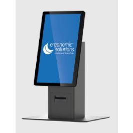 Ergonomic Solutions SpacePole Mini Kiosk de Sobremesa para TPV y Periféricos: Escáneres, Impresoras