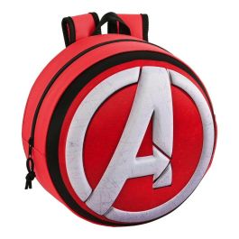 Mochila Escolar 3D The Avengers Rojo Negro Blanco (31 x 31 x 10 cm) Precio: 10.50000006. SKU: S4306118