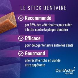 DentActiv - 12 Barritas - VETOCANIS - 12 Mini Barritas de Higiene Bucal de Ternera para Perros de 2 a 15 kg DentActiv - 12 Barritas - VETOCANIS - 12 Mini Barritas de Higiene Bucal de Ternera para Perros de 2 a 15 kg