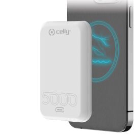 Powerbank Celly MAGPB5000EVOWH 5000 mAh Powerbank Celly MAGPB5000EVOWH 5000 mAh