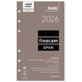 Finocam R498 Recambio Anual Agenda de Anillas Open 91x152 mm 1 Día Página 2026 Precio: 11.49999972. SKU: B15BKZ2GG6