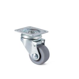 Q&Q Rueda Giratoria Antro de Mueble con Aro de Goma Ø30mm y Cuerpo de Plástico, Sin Antihilo, Carga Máx. 15 kg por Rueda Precio: 1.5900005. SKU: B1F5F334Y4