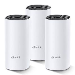 TP-Link DECO M4(3-PACK) Sistema WiFi Mesh AC1200 para Todo el Hogar. Doble Banda, 2 Puertos Gigabit Ethernet. Pack 3 Unidades.