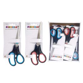 Tijera Mediana Pincello 18 cm, Surtidos Colores - Negro, Azul, Gris, Rojo (48 Unidades) Tijera Mediana Pincello 18 cm, Surtidos Colores - Negro, Azul, Gris, Rojo (48 Unidades)