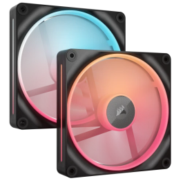 Corsair iCUE LINK LX140-R Ventilador para Carcasa de Ordenador 14 cm Negro RGB (2 Piezas)