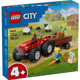 Juego de consrtruccion tractor rojo con remolque y oveja lego city Precio: 20.50000029. SKU: B14P8ZKAYA