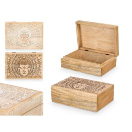 Caja Rectangular Grande Budda Giftdecor 25x8.5x18 cm Madera Colores Surtidos (6 Unidades) Precio: 46.49999992. SKU: B12RQKPPLQ
