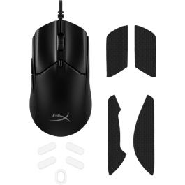 HyperX Ratón Gaming Pulsefire Haste 2 Negro 6N0A7AA 26000 DPI 8000 Hz Ultraligero 53g