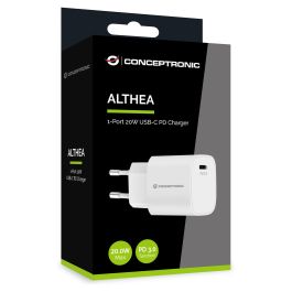 Conceptronic Cargador Pared Althea14W Blanco Interior Corriente Alterna Universal 14W