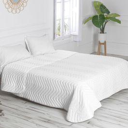 Colcha HappyFriday BASIC Blanco Cama de 80/90/105 180 x 260 cm 33 x 16 x 43 cm