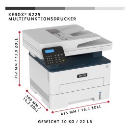 XEROX Multifuncion Laser Monocromo B225V_DNI/B225V_DNI