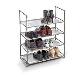Domo Pack Living Zapatero 4 baldas gris 58,5 x 28,5 x 70 cm, capacidad para 12 pares de zapatos Precio: 11.88999966. SKU: S7908867