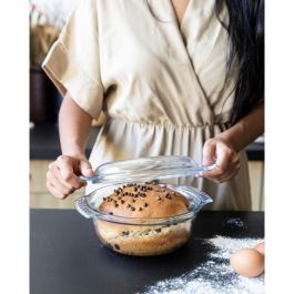 Pyrex 3426470296465 Juego de 2 Cazuelas de Vidrio Redondas 1 L