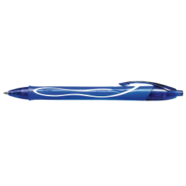 Bic 950442 Caja de Bolígrafos de Tinta Gel Retráctil Gelocity Quick Dry, 0.7 mm, 12 Unidades, Azules