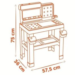 Smoby SMO3032163607403 - Banco de trabajo Bricolo Pro Black and Decker para niños, a partir de 3 años