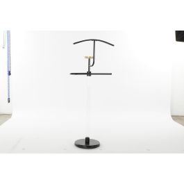 DKD Home Decor Galan Loft Negro Transparente Metal Madera 28 x 46 x 114 cm