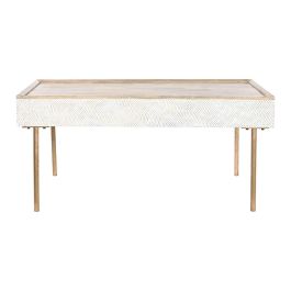 Mesa de Centro Home ESPRIT Hierro Madera de mango 120 x 60 x 57 cm