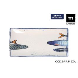 La Mediterranea Fuente Rectangular "Peixe 2.0" Elite 30 x 15 cm (18 Unidades) Precio: 99.17999982. SKU: B1D7MFN37A