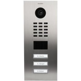 DoorBird D2103V Estación de Puerta IP, Acero Inoxidable V2A con Visión Nocturna IR y 3 Botones Precio: 1048.8900004. SKU: B1D43WZXCT
