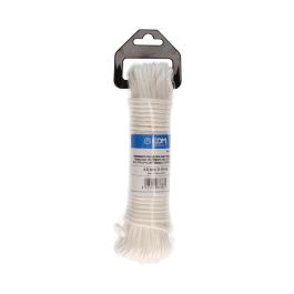 Edm Cordón trenzado polipropileno tendedero, 4.5 mm x 15 m, para exteriores, camping y náutica