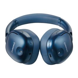 Intenso Auriculares Over-Ear Inalambrico O400HA Azul con Cancelación de Ruido Activa Bluetooth 5.3 Hasta 75 Horas Batería
