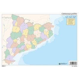 Mapa Mudo Erik Color Politico Catalunya 50 unidades Precio: 5.79000032. SKU: B162BWETWC