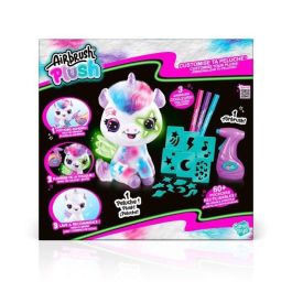 Peluche Unicornio con Aerógrafo que Brilla en la Oscuridad para Personalizar - Peluche Spray Art con Rotuladores y Plantillas - OFG 274 - Canal Toys Peluche Unicornio con Aerógrafo que Brilla en la Oscuridad para Personalizar - Peluche Spray Art con Rotuladores y Plantillas - OFG 274 - Canal Toys