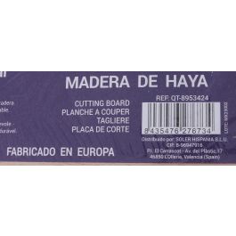 Tabla de cortar Quttin 34x24x1.7 cm con agujero (8 Unidades) Tabla de cortar Quttin 34x24x1.7 cm con agujero (8 Unidades)
