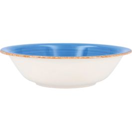 Ensaladera Cerámica Vita Azul Quid 23 cm (6 Unidades)