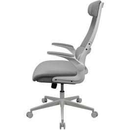 COUGAR Silla Gaming/Oficina Stryder, Tela, Blanco, Respaldo y Reposabrazos Ajustables, Soporta 120 kg