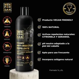 Champú para Caballos Menforsan herbal 1 L Repelente de insectos Champú para Caballos Menforsan herbal 1 L Repelente de insectos