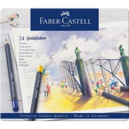 Faber-Castell Lápices de Colores Goldfaber Estuche Metal 24 Piezas 114724