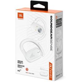JBL Soundgear Sense Auriculares Bluetooth Open-Ear Inalámbricos TWS, Llamadas/Música, IP54, Blanco