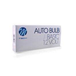 M-Tech MTECZ50 Lámpara Halógena Casquillo BA15s P21W 12V 21W Color Clear Vidrio Cuarzo Templado - Pack 10 Unidades para Coche