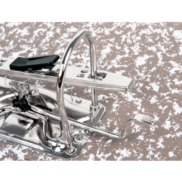 Liderpapel Archivador de palanca Classic Folio Rojo Cartón Entrecolado Lomo 80mm Gris Compresor Metálico