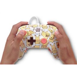 Power A Mando con Cable 1526547-01 para Nintendo Switch Pikachu Blush con Cable de 3m y Botones Asignables