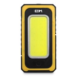 Edm Linterna Solar Force LED COB Recargable USB Panel Solar Imán Gancho 10W 750lm
