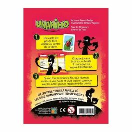 Asmodee Unanimo Juego de Mesa - Divertido juego de palabras para toda la familia