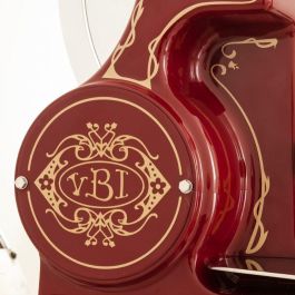 Berkel Standfuß B3/Tribute/B114 Soporte de pie para cortadora de fiambre rojo/oro