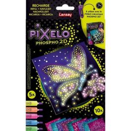 Recambio - LANSAY - Pixelo Phospho 2D - 10 ilustraciones fosforescentes para crear y hacer brillar en la oscuridad, a partir de 7 años Precio: 27.50000033. SKU: B19ACSGXT7