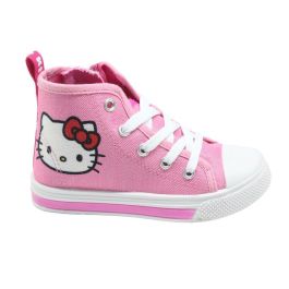 Cerdá T026 Zapatilla alta de loneta con luces Hello Kitty para niña, suela PVC, Talla 26 Rosa Precio: 25.59392. SKU: B1GEYHNFZZ