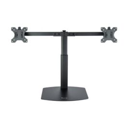 TooQ DB1727TN-B Soporte de Sobremesa para 2 Monitores 17-27" Brazo Pistón Gas Inclinable Giratorio hasta 6kg/brazo VESA 75/100 Negro