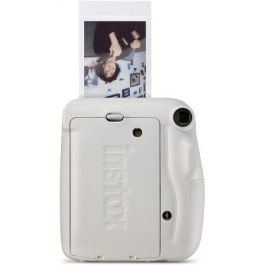 Cámara Digital Instantánea Fujifilm Instax Mini 11/ Tamaño Foto 62 x 46mm/ Blanco Hielo